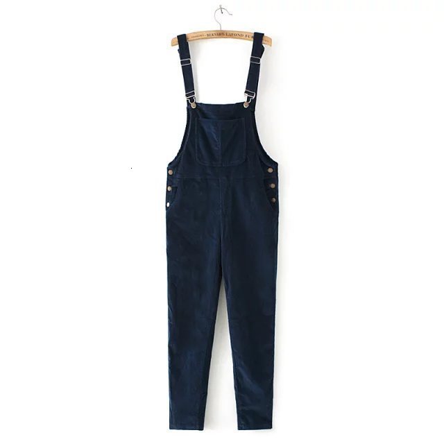 Women's Jumpsuits Rompers Spring Jumpsuits Women Slimtype Corduroy Overalls Female Mori girl Solid color Pants Cute Casual Jumpsuits Pants Autumn