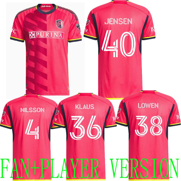 2023 St. L ouis City SOCCER JERSEYS NEW 2022 st Louis''RED' SC NILSSON 4 KLAUSS 36 NELSON GIOACCHINI VASSILEV BELL PIDRO FOOTBALL SHIRT home fan PLAYER VRESION jersey, Fan version
2023 St. L ouis City SOCCER JERSEYS NEW 2022 st Louis''RED' SC NILSSON 4 KLAUSS 36 NELSON GIOACCHINI VASSILEV BELL PIDRO FOOTBALL SHIRT home fan PLAYER VRESION jersey, Fan version