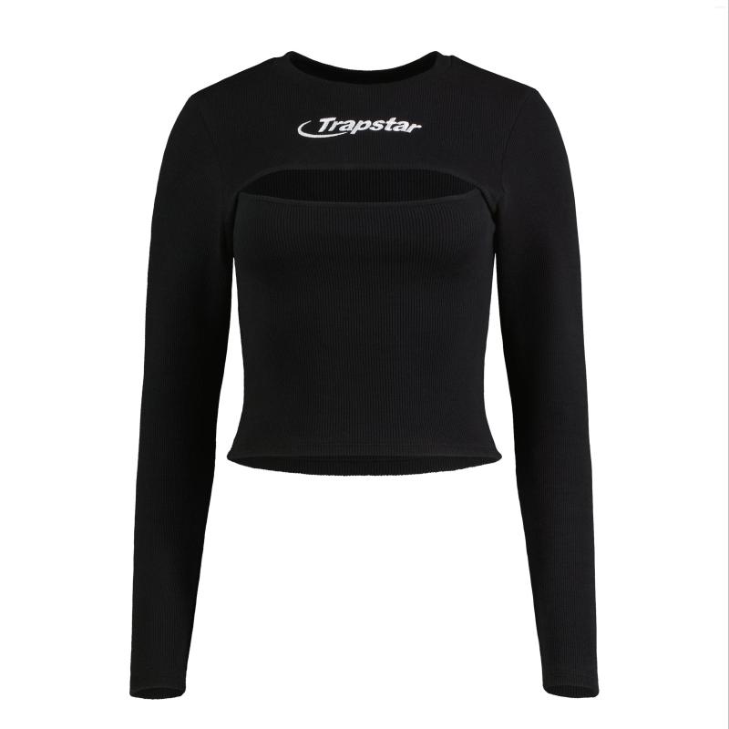 Women's T Shirts 2022 TRAPSTAR T-shirtSolid Color Skinny Casual Top Sexy Hollow Knit Sweater Women Party Navel Slim Ribbed Summer Lady Shirt, Black
Women's T Shirts 2022 TRAPSTAR T-shirtSolid Color Skinny Casual Top Sexy Hollow Knit Sweater Women Party Navel Slim Ribbed Summer Lady Shirt, Black