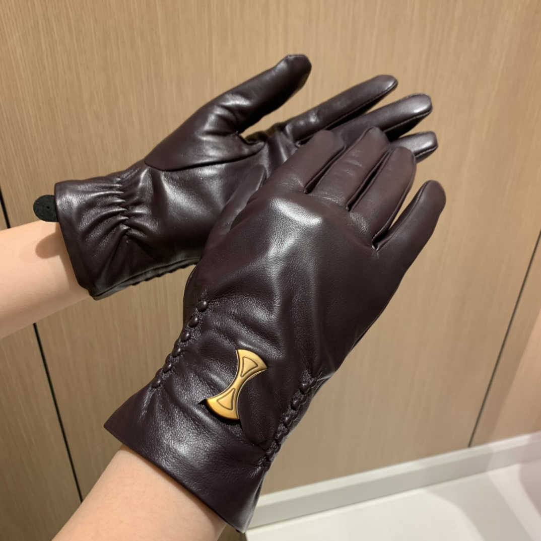 Winter Women Leather Gloves Metal Letter Icon Designer Mittens Plus Velvet Thick Gloves With Box
Winter Women Leather Gloves Metal Letter Icon Designer Mittens Plus Velvet Thick Gloves With Box