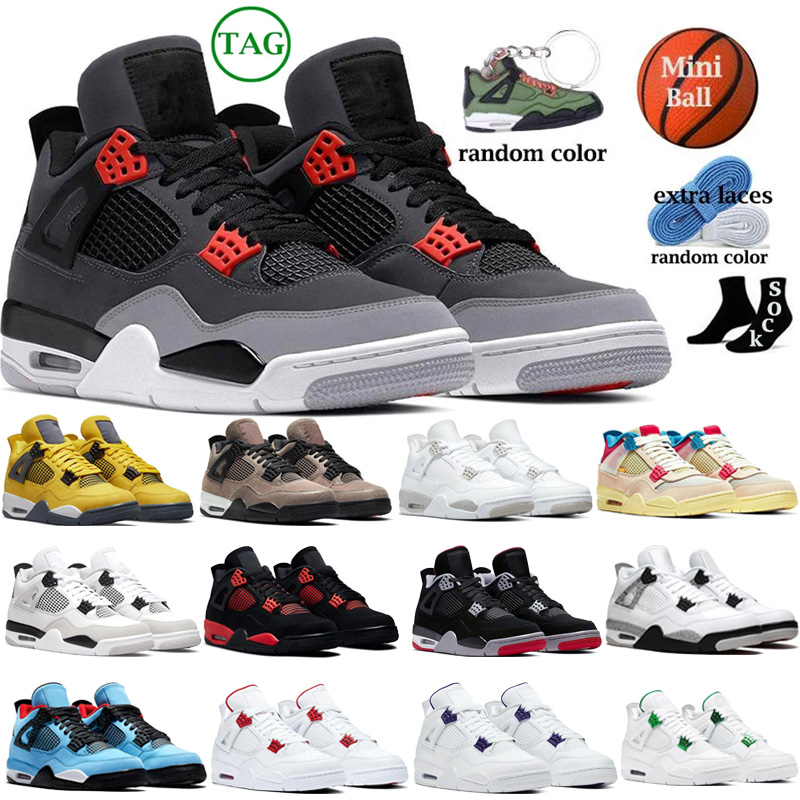 Men Women Basketball Shoes Trainers Designer Sneakers Military Black Red Thunder University Blue White Oreo Sail Bred Black Cat Metallic Purple Jumpman 4 4S Mens, #18 cool grey
Men Women Basketball Shoes Trainers Designer Sneakers Military Black Red Thunder University Blue White Oreo Sail Bred Black Cat Metallic Purple Jumpman 4 4S Mens, #18 cool grey