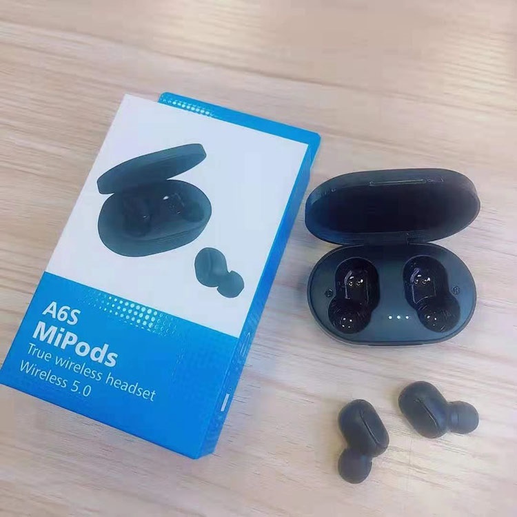 TWS Bt 5.0 E6s Earphone Wireless Earbuds Noise Cancelling LED Display Handsfree Low latency Earbuds for Xiaomi Redmi Airdots A6S, Black
TWS Bt 5.0 E6s Earphone Wireless Earbuds Noise Cancelling LED Display Handsfree Low latency Earbuds for Xiaomi Redmi Airdots A6S, Black