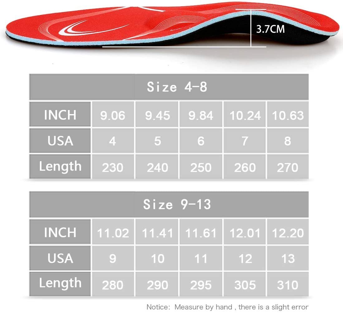 Shoe Parts Accessories Walkomfy Orthopedic Insoles for Pain Relief Plantar Fasciitis Flat Feet High Arch Support Foot Valgus Over Shoes Insert Comfort