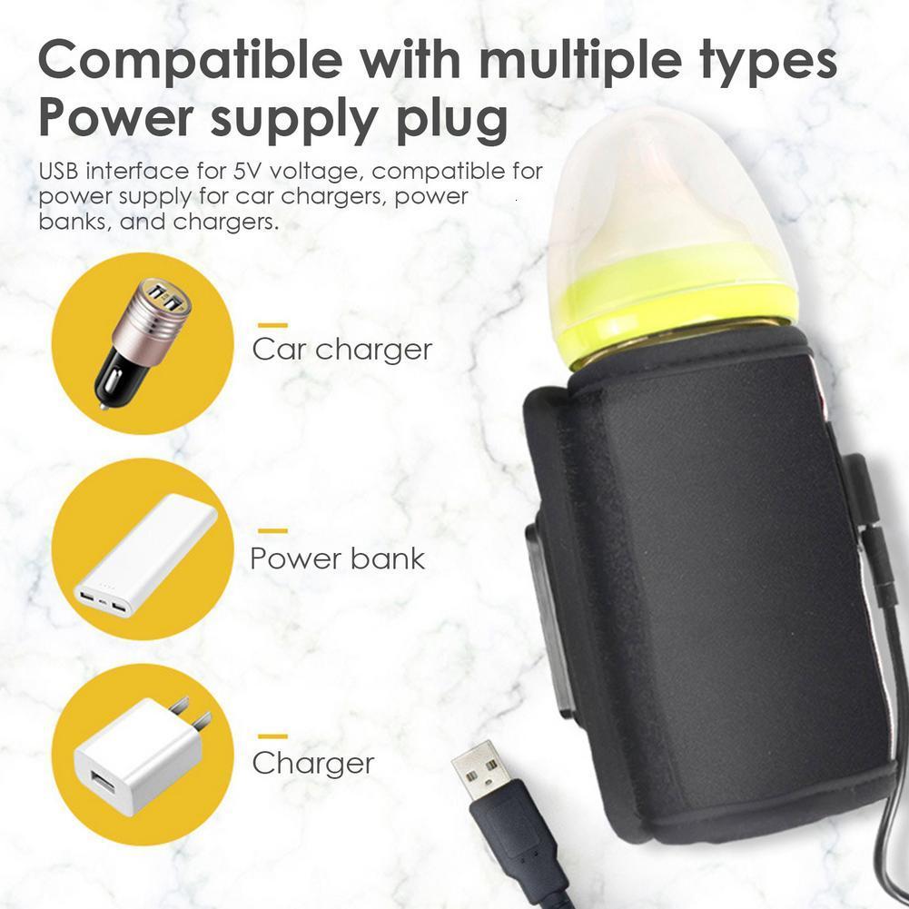 Bottle Warmers Sterilizers# Smart USB Baby Warmer Bag Milk Water Nursing Heater LCD Display Travel Portable Heating Keeper 221122