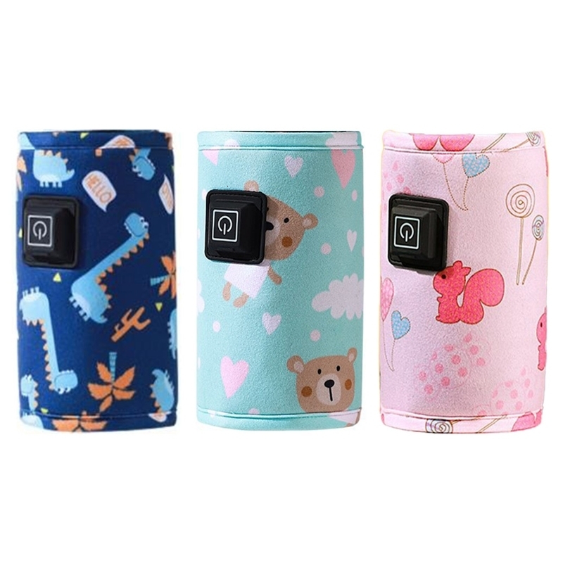 Bottle Warmers Sterilizers# Portable USB Baby Travel Milk Infant Feeding Heated Cover Insulation Thermostat Food Heater 221122