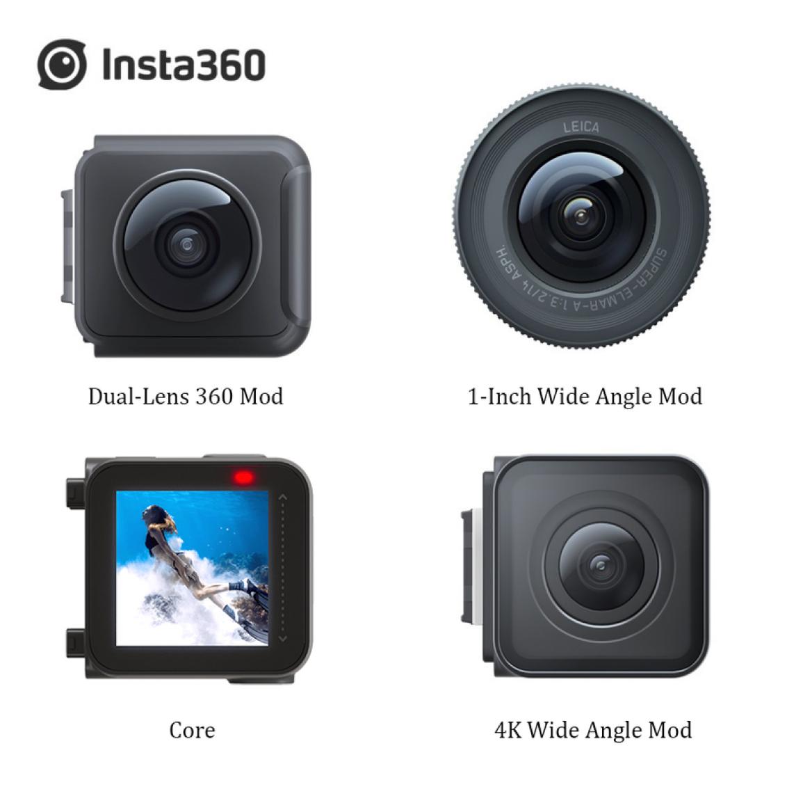 Insta360 One R Len Mods Core Dual Lens 360 4K Wide Angle 1 Inch LEICA For Insta 360 Accessories 220615
Insta360 One R Len Mods Core Dual Lens 360 4K Wide Angle 1 Inch LEICA For Insta 360 Accessories 220615