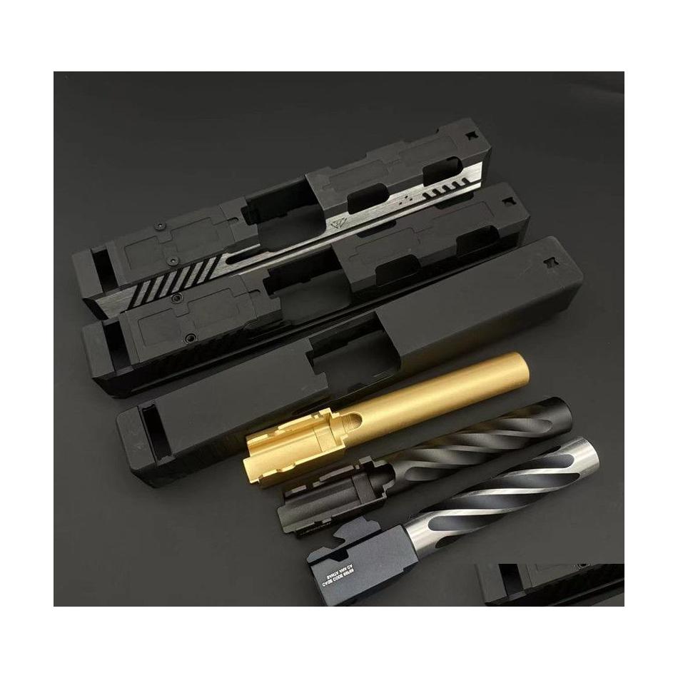 Tactical Accessories Aluminum G17 Si Slide For Kublai P1 Gel Blaster Upgrated Airsoft Paintball Drop Delivery S Dhkis