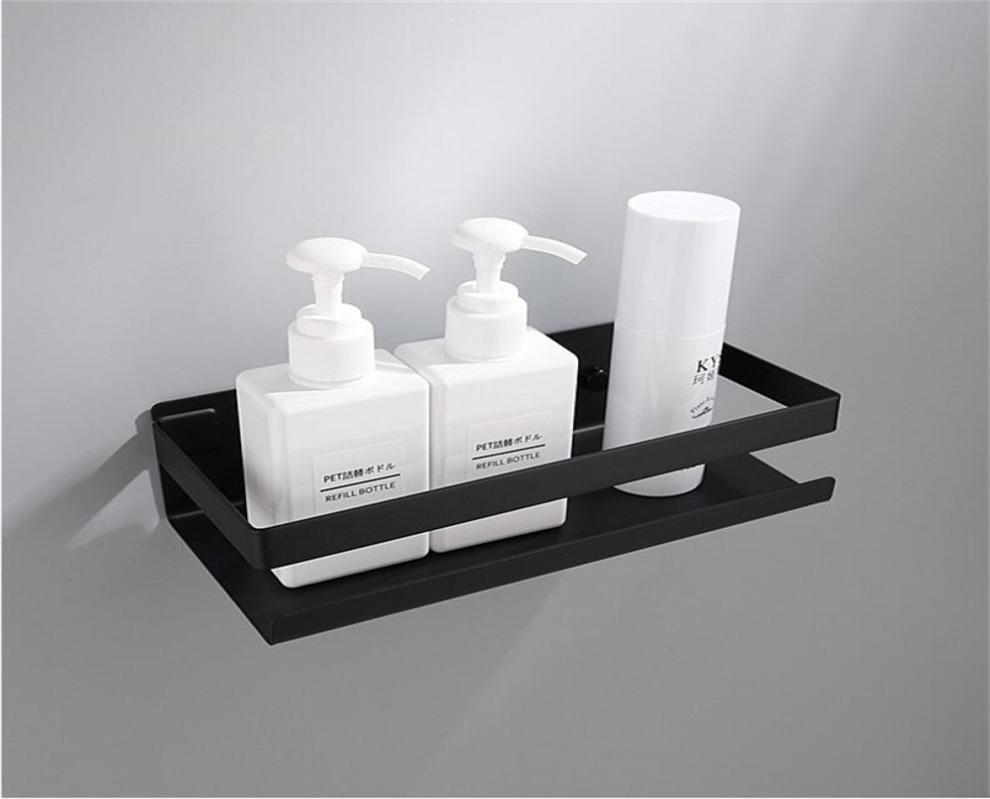 Bathroom Shelf Stainless Steel Shower Rack Corner Square Bath Nail BlackNickel Storage Organizer 211112
Bathroom Shelf Stainless Steel Shower Rack Corner Square Bath Nail BlackNickel Storage Organizer 211112