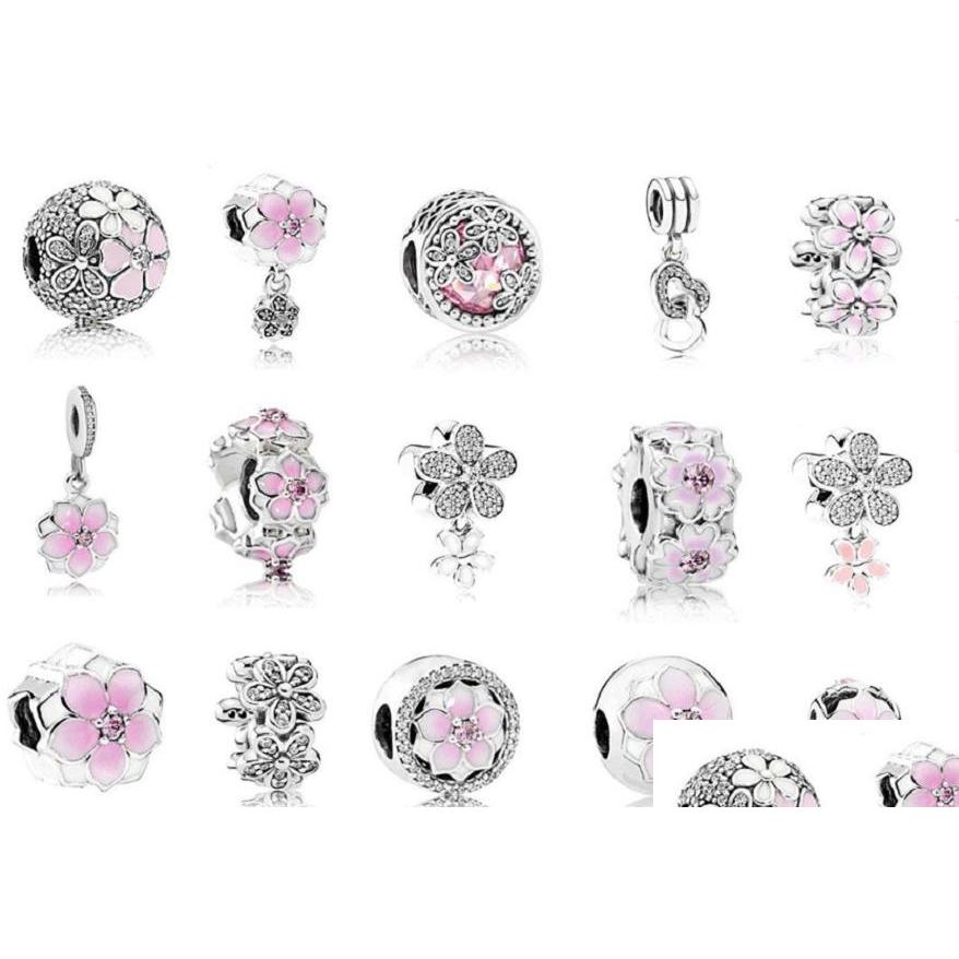 Silver Fits Pandora 925 Sterling Sier Bracelet Pink Enamel Magnolia Crystal Dangle Beads Charms For European Snake Charm Chain Dhdlr
Silver Fits Pandora 925 Sterling Sier Bracelet Pink Enamel Magnolia Crystal Dangle Beads Charms For European Snake Charm Chain Dhdlr