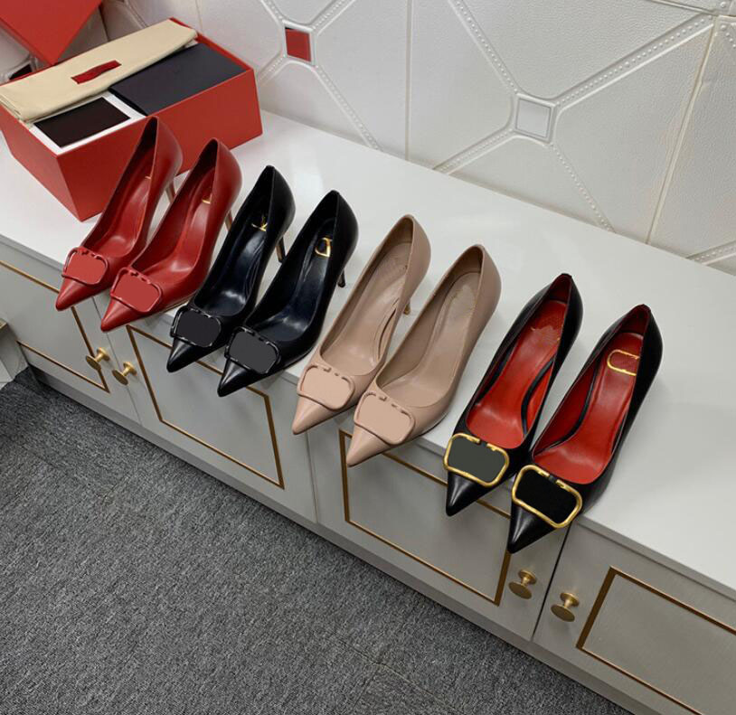 Brand Ladies Dress Shoes New Metal Buckle Pointed Toe Stiletto Female Black 6cm 8cm 10cm Sexy Ladies Wedding Party, Colour19
Brand Ladies Dress Shoes New Metal Buckle Pointed Toe Stiletto Female Black 6cm 8cm 10cm Sexy Ladies Wedding Party, Colour19