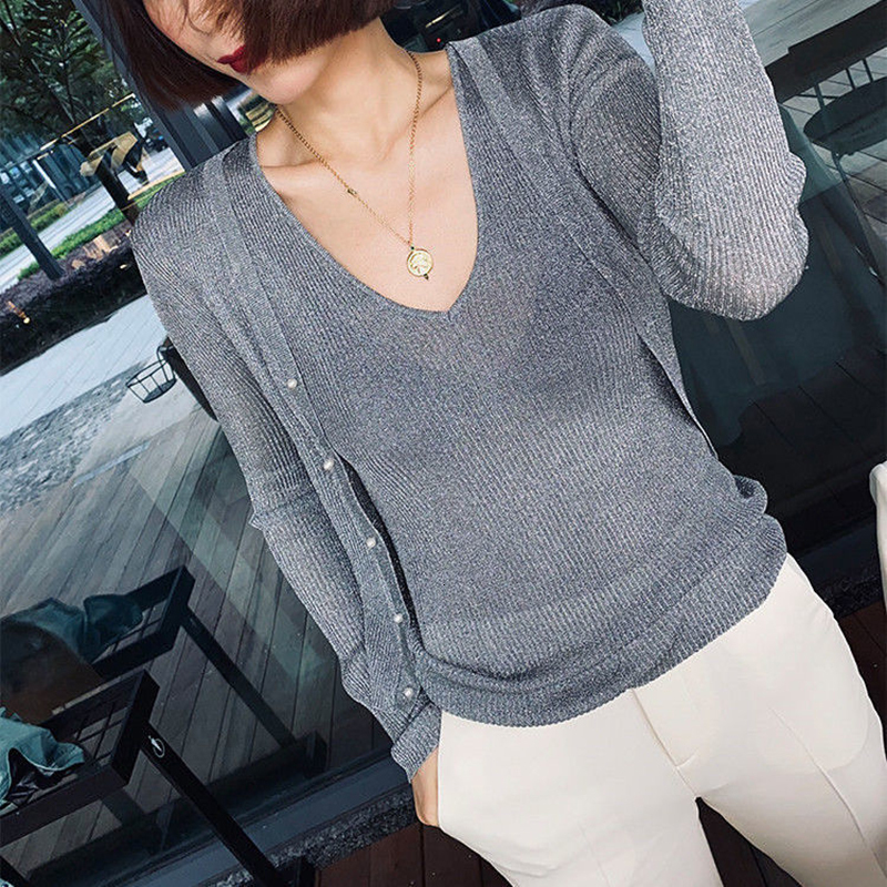Women's Knits Tees knit sweaters for women fashion clothes cropped Knitted cardigan korea style Coat Sexy fall Knitwear long sleeve top 221123