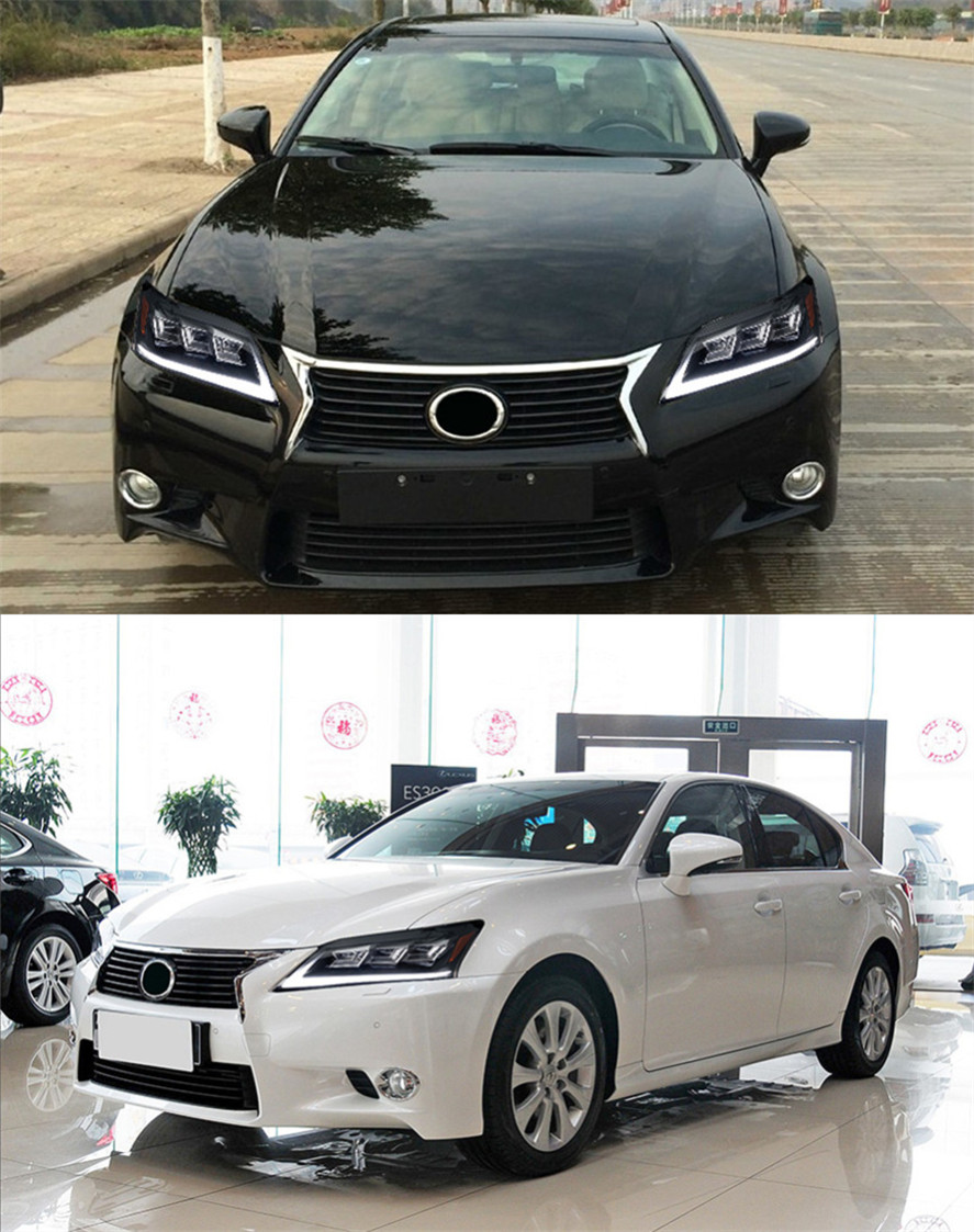 Daylight Light Bulbs For Lexus GS GS250 GS350 12-15 Head Lights Matrix Style LED High Beam Headlights