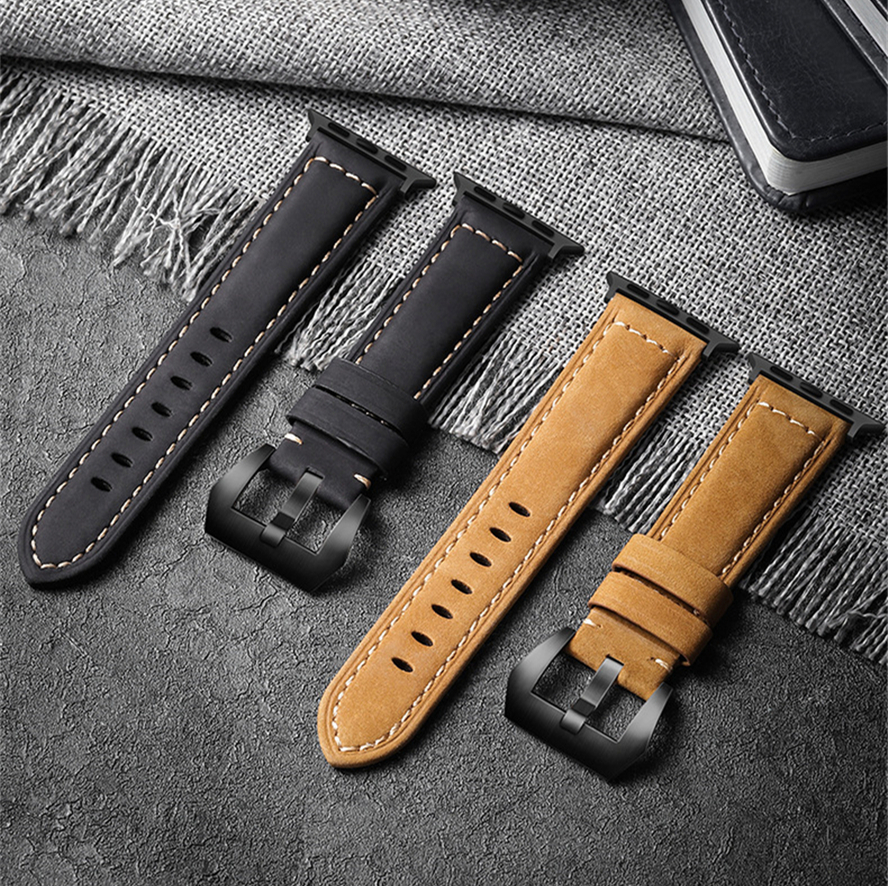 Smart Straps Luxury Crazy Horse Leather Bracelet Band fit iWatch 8 7 6 5 4 SE Strap for Apple Watch Series 38/40/41mm 42/44/45mm Watchband
Smart Straps Luxury Crazy Horse Leather Bracelet Band fit iWatch 8 7 6 5 4 SE Strap for Apple Watch Series 38/40/41mm 42/44/45mm Watchband