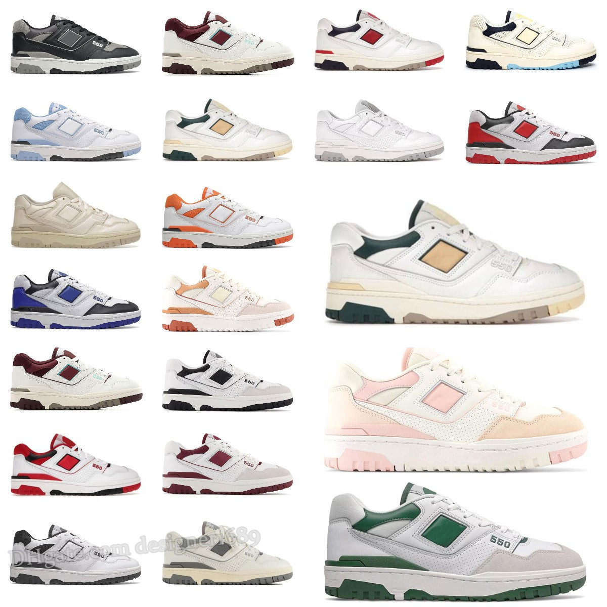 2022 Basketball shoes New N 550 B550 designer men and women 550S couples sports Sneakers casual shoes warm non-slip durable White Green BB550 walking cycling outdoor, Box
2022 Basketball shoes New N 550 B550 designer men and women 550S couples sports Sneakers casual shoes warm non-slip durable White Green BB550 walking cycling outdoor, Box