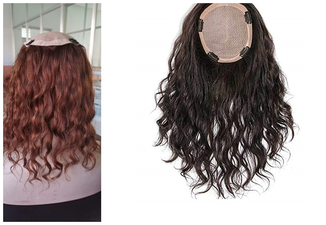 Skin Base Human Hair Topper With 4 Clips In Silk Top Virgin European Hair Toupee for Women Fine Hairpiece 15X16CM 6x6 brown black color