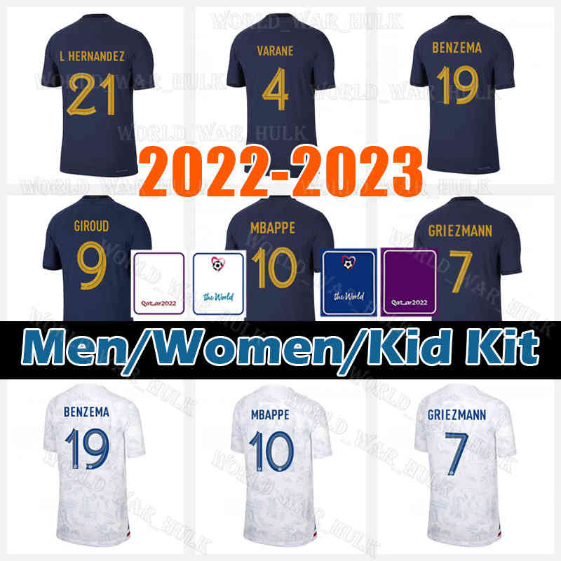 10 MBAPPE 2022 2023 Soccer Jerseys Maillots de 19 BENZEMA Football Shirts 7 GRIEZMANN 6 POGBA 13 KANTE GUENDOUZI L.HERNANDEZ maillot foot kit Shirt hommes enfants, Kid kit 2022 jersey(fa guo)
10 MBAPPE 2022 2023 Soccer Jerseys Maillots de 19 BENZEMA Football Shirts 7 GRIEZMANN 6 POGBA 13 KANTE GUENDOUZI L.HERNANDEZ maillot foot kit Shirt hommes enfants, Kid kit 2022 jersey(fa guo)
