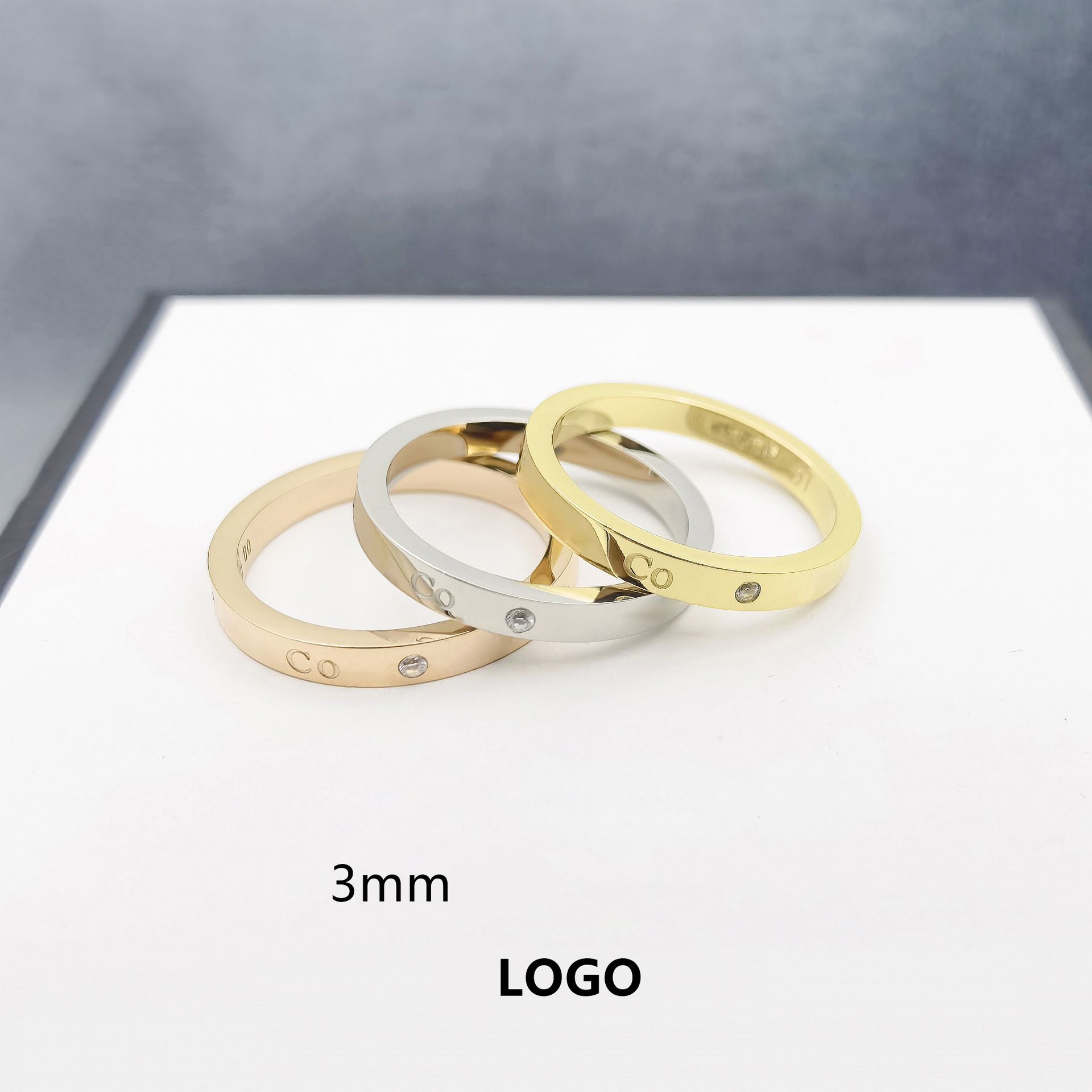 Couple Rings wholesales designer love for womens mens wedding luxury engagement Double T letter ring no drill three drill curved ring
Couple Rings wholesales designer love for womens mens wedding luxury engagement Double T letter ring no drill three drill curved ring