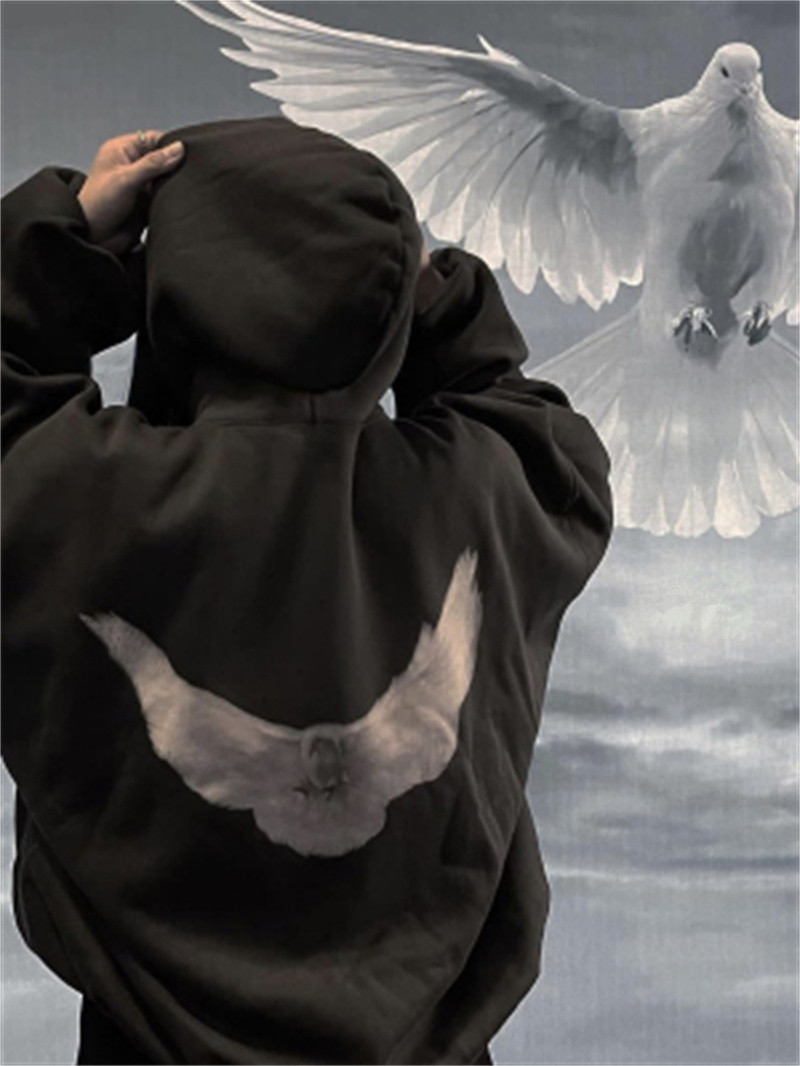 Mens Dove Hoodie Sweatshirts Designer Kanyes Classic Wests Cpfm Luxury Hoodies Three Party Joint Name Peace Doves Printed Mens Womens Yzys Pullover Sweater Hoodied, Bag(not sale)
Mens Dove Hoodie Sweatshirts Designer Kanyes Classic Wests Cpfm Luxury Hoodies Three Party Joint Name Peace Doves Printed Mens Womens Yzys Pullover Sweater Hoodied, Bag(not sale)