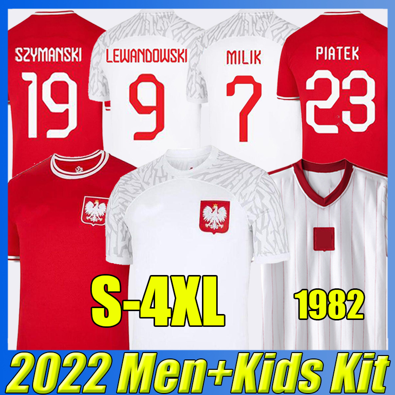 XXXL 4XL 2022 PolandS LEWANDOWSKI Soccer Jerseys 22/23 MILIK PISZCZEK PIATEK GROSICKI KRYCHOWIAK ZIELINSKI BLASZCZYKOWSKI 1982 retro men kids kit football shirt, Bolan 22-23 home
XXXL 4XL 2022 PolandS LEWANDOWSKI Soccer Jerseys 22/23 MILIK PISZCZEK PIATEK GROSICKI KRYCHOWIAK ZIELINSKI BLASZCZYKOWSKI 1982 retro men kids kit football shirt, Bolan 22-23 home