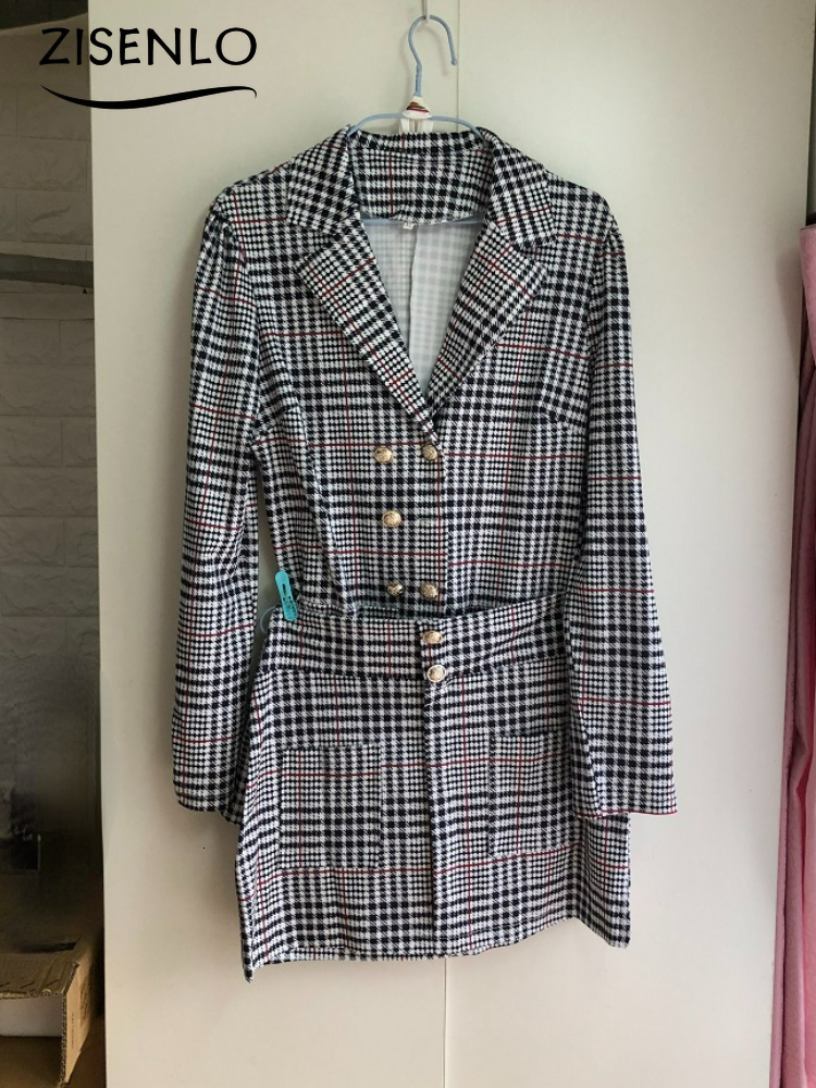 Two Piece Dress Spring Autumn Fashion Leisure Suit Set for Women Blazer and Skirt Ladies 2 Blazers Elegant Women's s 221122