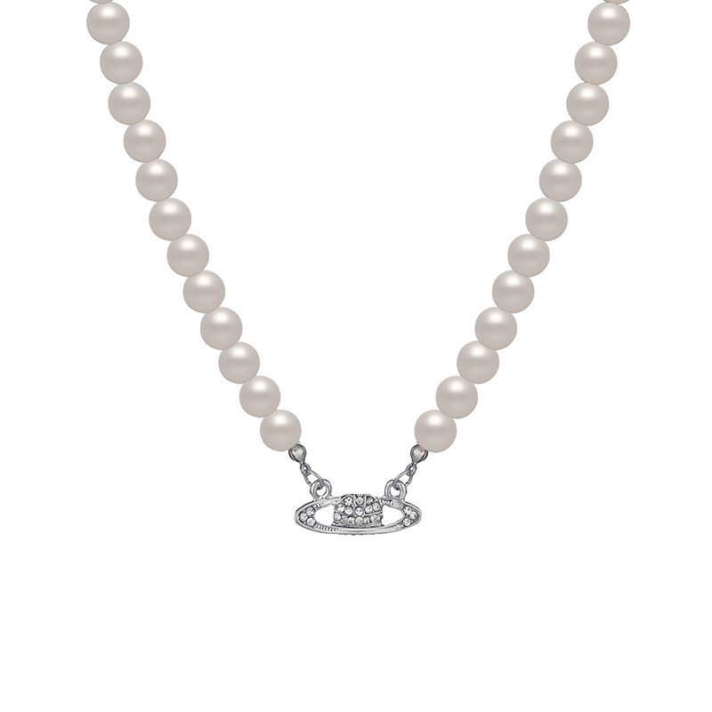 Designer Planetary orbit Saturn Pendant Pearl Necklace Fashion women Jewelry Collar Chain
Designer Planetary orbit Saturn Pendant Pearl Necklace Fashion women Jewelry Collar Chain