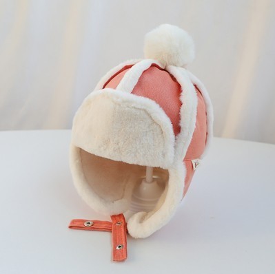 Caps Hats Baby Boys Girls Kids Children Ear Flap Muff Winter Warm Plush Cotton Outdoor Lei Feng Beanie Gifts 46-51cm 221122
