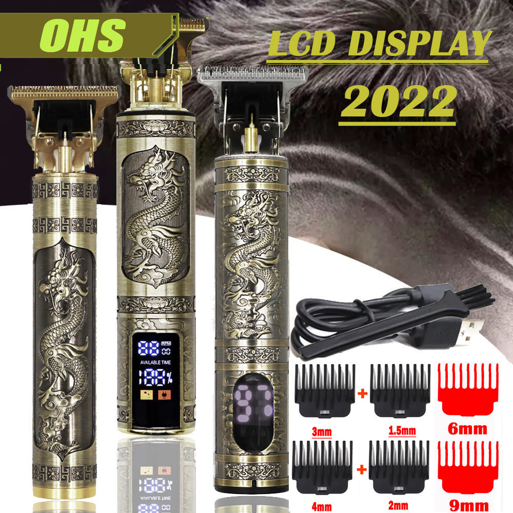 Hair Trimmer USB Vintage T9 0mm Electric For Man Cordless Clippers Professional Beard Cutting Machine Barber rechargeable 221122
Hair Trimmer USB Vintage T9 0mm Electric For Man Cordless Clippers Professional Beard Cutting Machine Barber rechargeable 221122