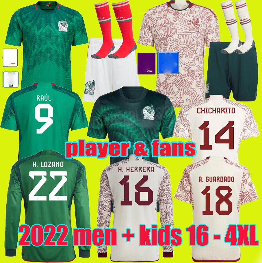 3XL 4XL 2022 2023 Mexico soccer jersey long sleeves 22 23 A. VEGA RAUL CHICHARITO LOZANO DOS SANTOS football shirt Kids kit women Men sets uniforms Fans player
3XL 4XL 2022 2023 Mexico soccer jersey long sleeves 22 23 A. VEGA RAUL CHICHARITO LOZANO DOS SANTOS football shirt Kids kit women Men sets uniforms Fans player