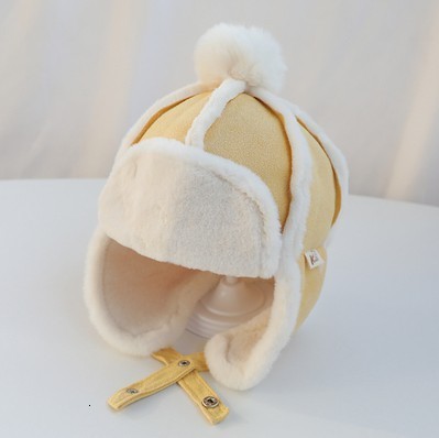 Caps Hats Baby Boys Girls Kids Children Ear Flap Muff Winter Warm Plush Cotton Outdoor Lei Feng Beanie Gifts 46-51cm 221122