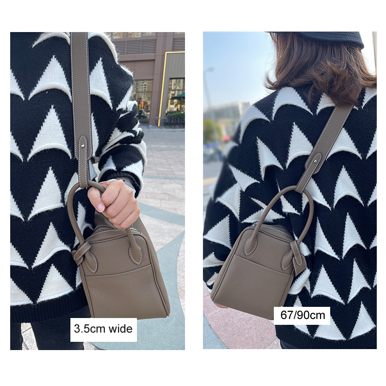 Genuine Leather Handbag Wide New Belt Shoulder Crossbody Hot Replacement Strap For Women 2024
