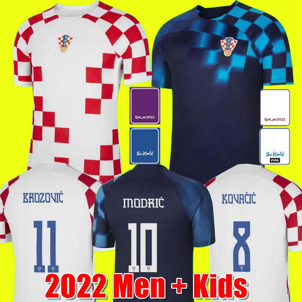 

2022 Croacia World Cup soccer jerseys Croatia national team MODRIC MANDZUKIC PERISIC KALINIC BREKALO 22 23 Croazia football shirt KOVACIC Kramaric Men Kids jersey, Home kids