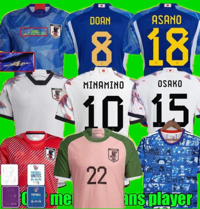Japan 2022 Soccer Jerseys WOMEN MEN KIDS KIT Fans Player version MINAMINO MITOMA ENDO YOSHIDA ITO GAKU 2023 Japanese uniforms 22 23 Special Collection Football Shirt, Special player adult
Japan 2022 Soccer Jerseys WOMEN MEN KIDS KIT Fans Player version MINAMINO MITOMA ENDO YOSHIDA ITO GAKU 2023 Japanese uniforms 22 23 Special Collection Football Shirt, Special player adult