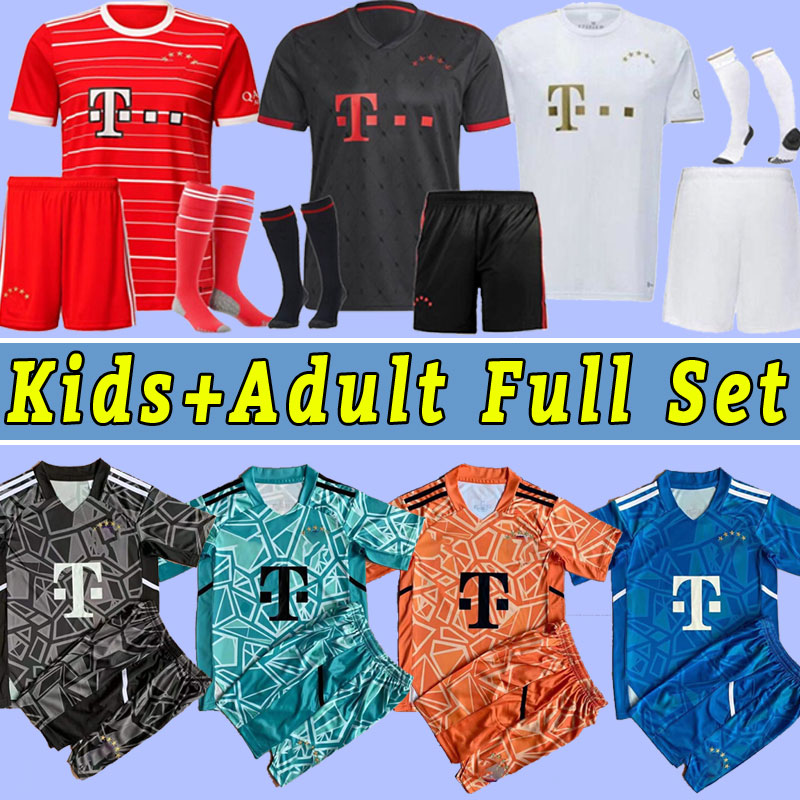 22 23 Bayern Munich soccer jersey DE LIGT SANE 2022 2023 football shirt GORETZKA GNABRY camisa de futebol KIMMICH Men adult kids child full kit goalkeeper Neuer #1, Home
22 23 Bayern Munich soccer jersey DE LIGT SANE 2022 2023 football shirt GORETZKA GNABRY camisa de futebol KIMMICH Men adult kids child full kit goalkeeper Neuer #1, Home