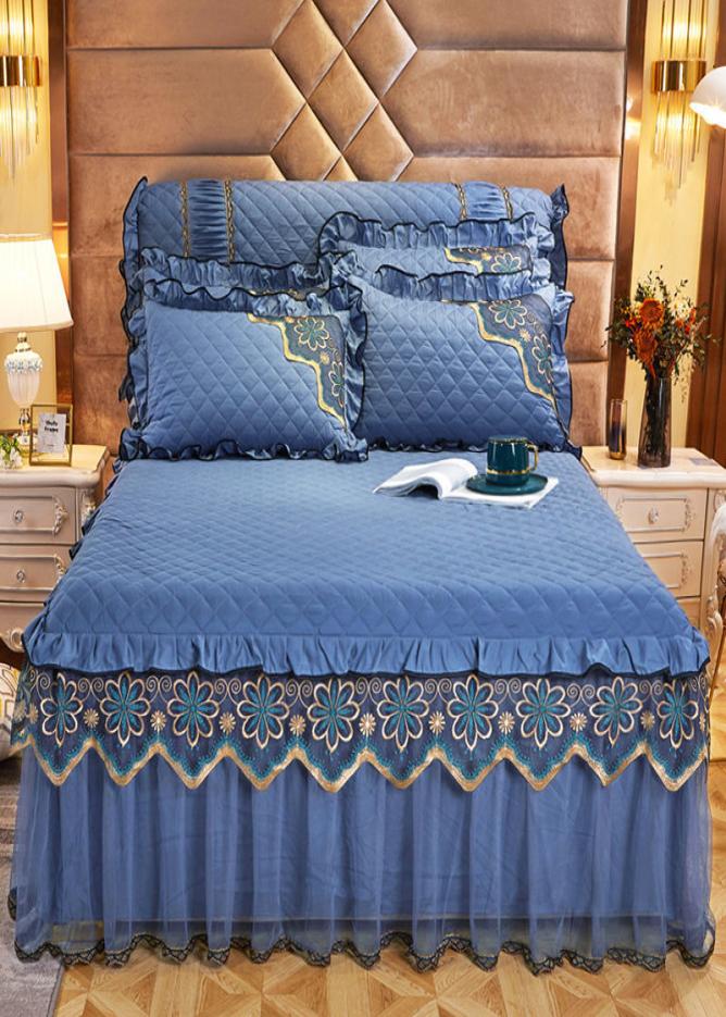3 Pcs Bed Spreads Embroidery Skirt Cotton Cover Sets Spread Beautiful ding Blanket for Cal QueenKing Size 220525, Grey
3 Pcs Bed Spreads Embroidery Skirt Cotton Cover Sets Spread Beautiful ding Blanket for Cal QueenKing Size 220525, Grey