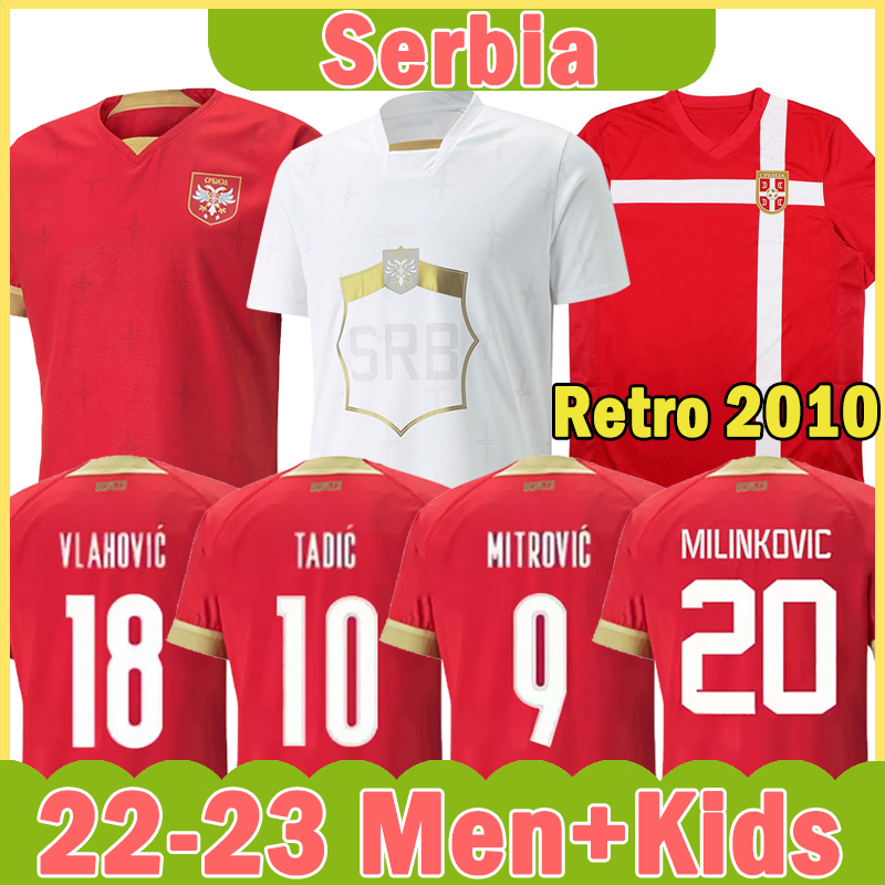 22 23 Serbia Soccer Jerseys Retro 2010 MILIVOJEVIC MITROVIC TADIC JOVIC KOLAROV Kostic Vlahovic SERGEL MATIC 2022 national football team Uniforms Men Kids Shirts, Saierweiya 2022 home
22 23 Serbia Soccer Jerseys Retro 2010 MILIVOJEVIC MITROVIC TADIC JOVIC KOLAROV Kostic Vlahovic SERGEL MATIC 2022 national football team Uniforms Men Kids Shirts, Saierweiya 2022 home