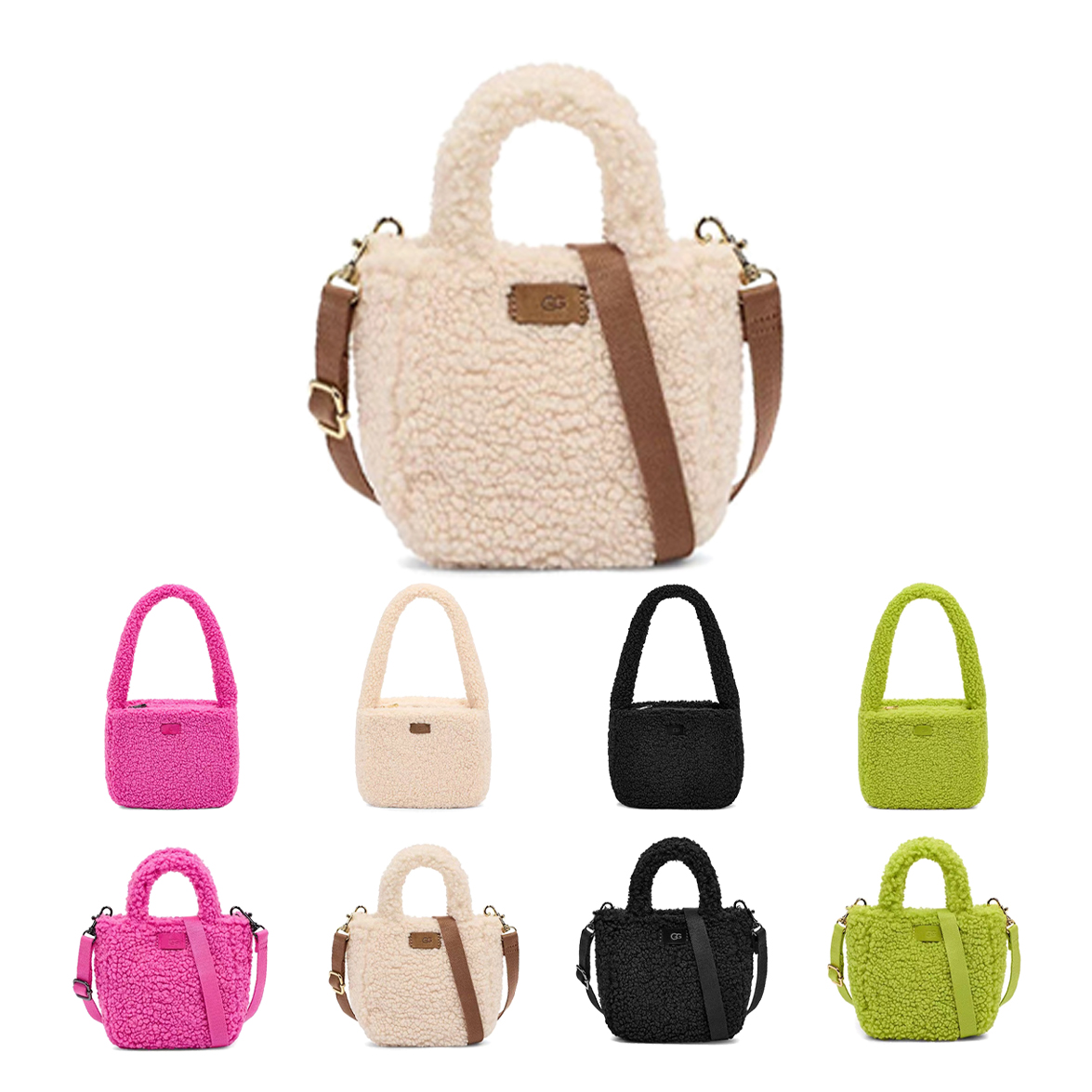 The new UGG teddy Sherpa Adeline Malibel bag Designer Womens wallets mens popular Fleece Hobo shoulder strap clutch Cleo handbags Luxury Crossbody satchel tote bags, Carton
The new UGG teddy Sherpa Adeline Malibel bag Designer Womens wallets mens popular Fleece Hobo shoulder strap clutch Cleo handbags Luxury Crossbody satchel tote bags, Carton