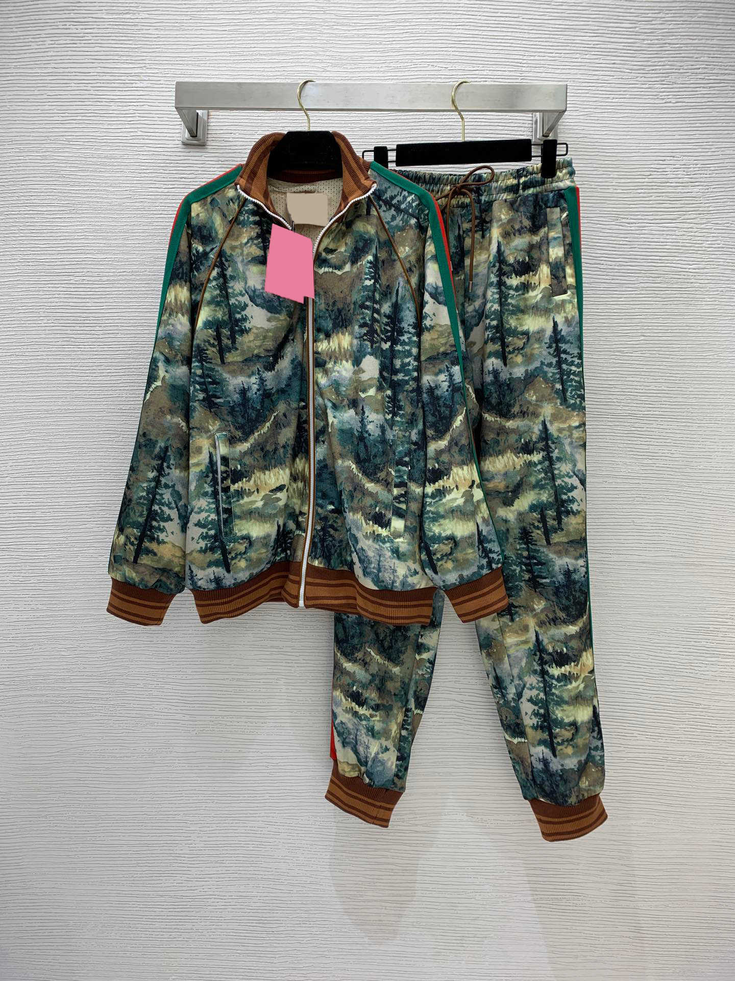 Two Pieces Sets Tracksuit Womens Two Piece Pants Forest Printing Back Embroidery Thread Lapel Zipper Open Long Sleeves Jacket Loose Casual Trousers Women Clothing
Two Pieces Sets Tracksuit Womens Two Piece Pants Forest Printing Back Embroidery Thread Lapel Zipper Open Long Sleeves Jacket Loose Casual Trousers Women Clothing