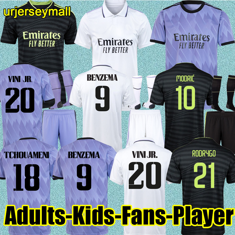 23 BENZEMA soccer jersey football shirt Real Madrids CAMAVINGA ALABA MODRIC VALVERDE camiseta men kids VINI JR TCHOUAMENI purple jerseys 21408 jersey, Away player patc
23 BENZEMA soccer jersey football shirt Real Madrids CAMAVINGA ALABA MODRIC VALVERDE camiseta men kids VINI JR TCHOUAMENI purple jerseys 21408 jersey, Away player patc