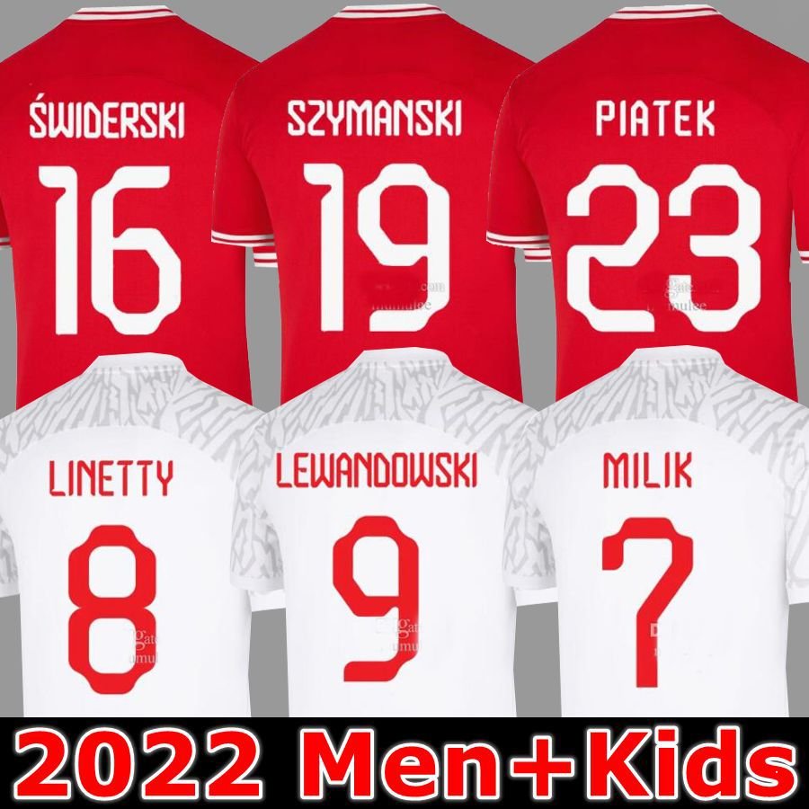 2022 POLAND Soccer Jerseys LEWANDOWSKI MILIK men kids kit home away jersey 22 23 red white ZIELINSKI youth children PISZCZEK Jerseys GROSICKI FIF, 2022 home aldult
2022 POLAND Soccer Jerseys LEWANDOWSKI MILIK men kids kit home away jersey 22 23 red white ZIELINSKI youth children PISZCZEK Jerseys GROSICKI FIF, 2022 home aldult