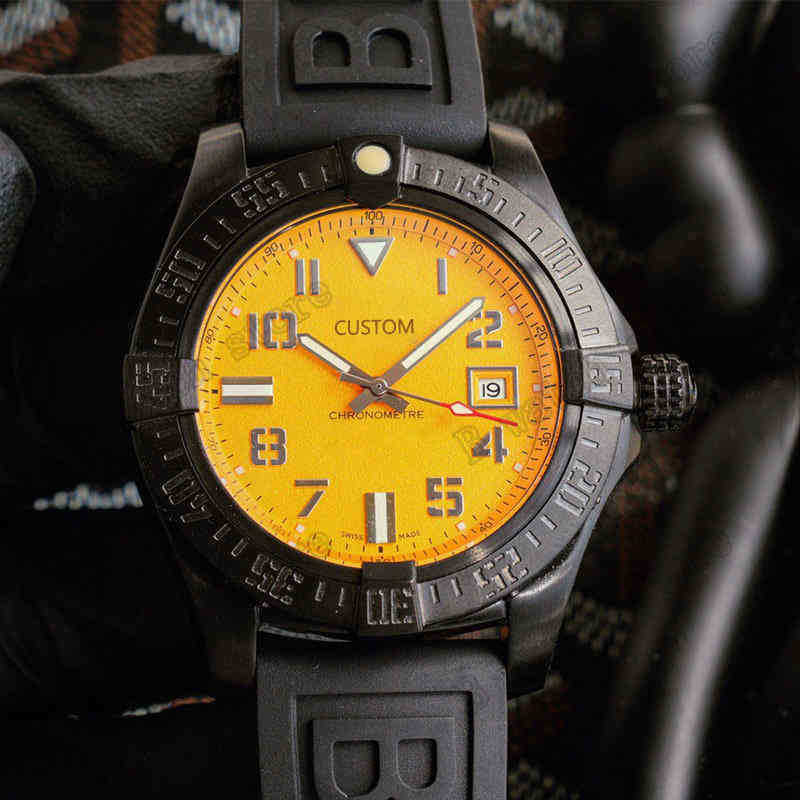 Watchmi6a lings Luxury watch Automatic Men's Watch 43mm Yellow/black Dial Luminous Waterproof Rubber Strap Stainless Steel Mechanical titani
Watchmi6a lings Luxury watch Automatic Men's Watch 43mm Yellow/black Dial Luminous Waterproof Rubber Strap Stainless Steel Mechanical titani