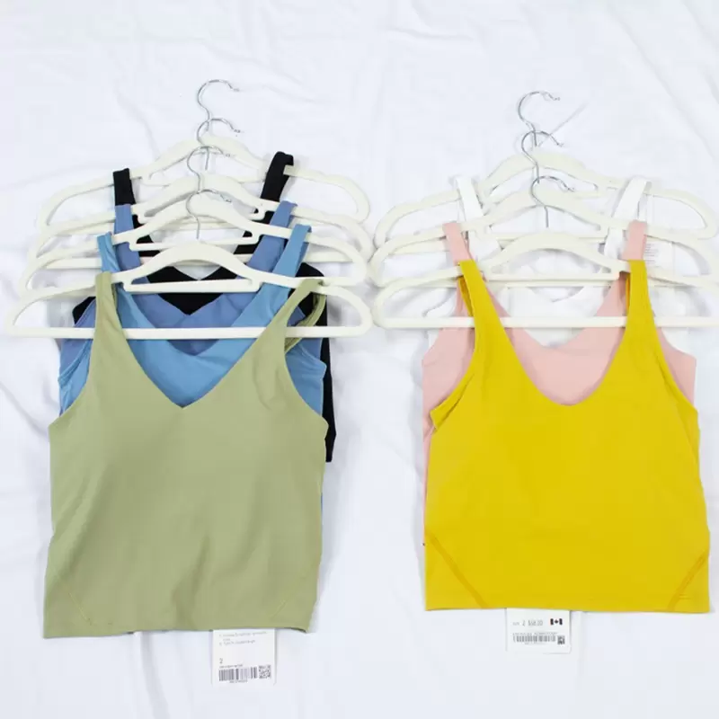 Women's Sports Yoga Outfits Bra LULU Lady Fitness Running Vest Sleeveless U-Shaped Outdoor Jogging Quick Dry Breathable Girl, #002
Women's Sports Yoga Outfits Bra LULU Lady Fitness Running Vest Sleeveless U-Shaped Outdoor Jogging Quick Dry Breathable Girl, #002