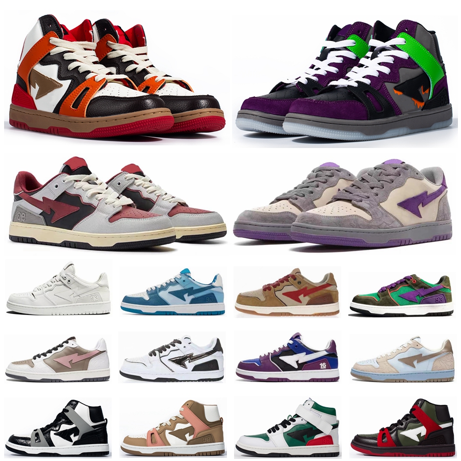Mens Bapestas Bape SK8 Sta Casual Shoes Bapesta 93 Triple Black Black Platform Leather Sneakers Camo Beige Red Blue Designer Women Walking Trainers, 30
Mens Bapestas Bape SK8 Sta Casual Shoes Bapesta 93 Triple Black Black Platform Leather Sneakers Camo Beige Red Blue Designer Women Walking Trainers, 30