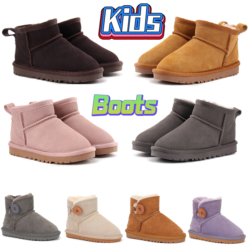 Kids snow boots Australia Classic Ultra Mini Boot Children shoes winter warm boot Botton baby boys girls Ankle booties kid Suede shearling wool Designer sneakers, 10# chocolate-1
Kids snow boots Australia Classic Ultra Mini Boot Children shoes winter warm boot Botton baby boys girls Ankle booties kid Suede shearling wool Designer sneakers, 10# chocolate-1