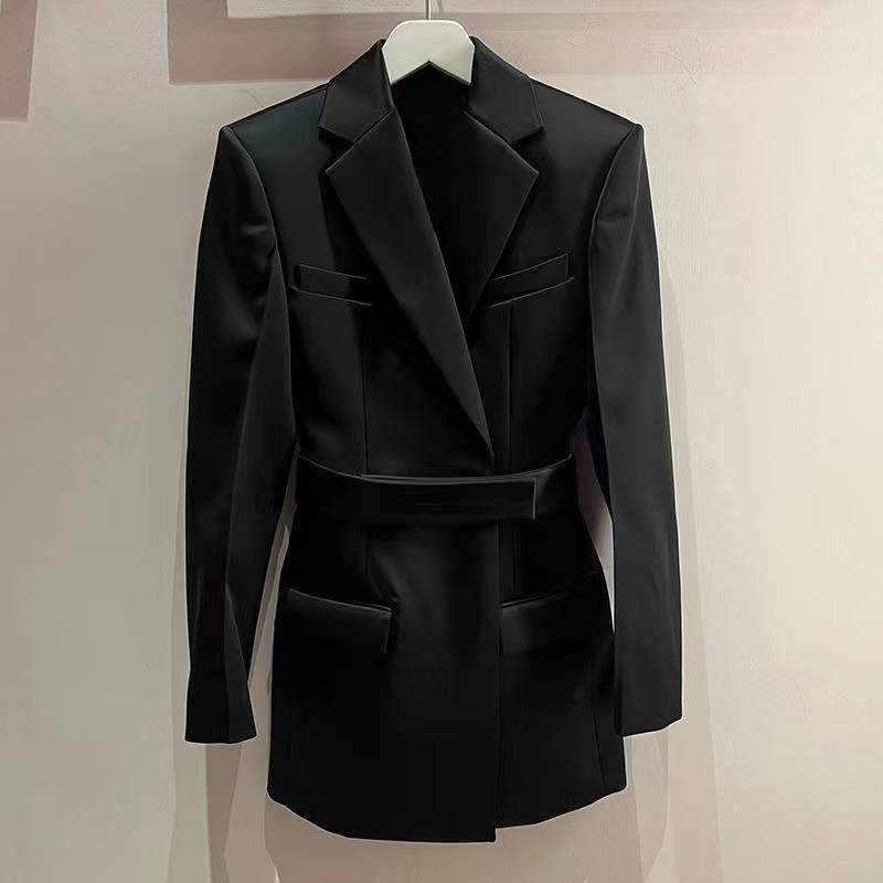 fashion women suit designer clothes blazer belt spring new released tops E16191EA, Black
fashion women suit designer clothes blazer belt spring new released tops E16191EA, Black