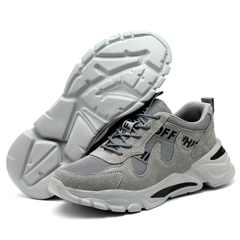 Boots Work Safety Shoes Men Steel Toe Cap Puncture-Proof Anti-smash Women Sport Warm Indestructible Wear Lightweight Flexibility 221123