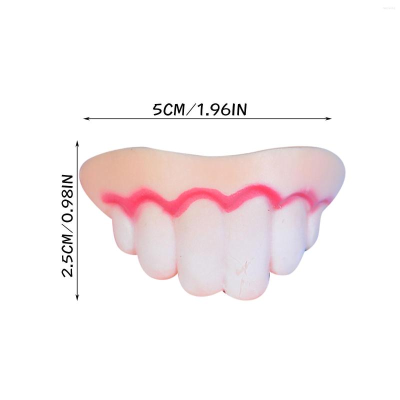 Apparel Dog False Teeth For Funny Dentures Pet Decorating Supplies Halloween Cosplay Humans And Vampires Toys Tricky Decoration