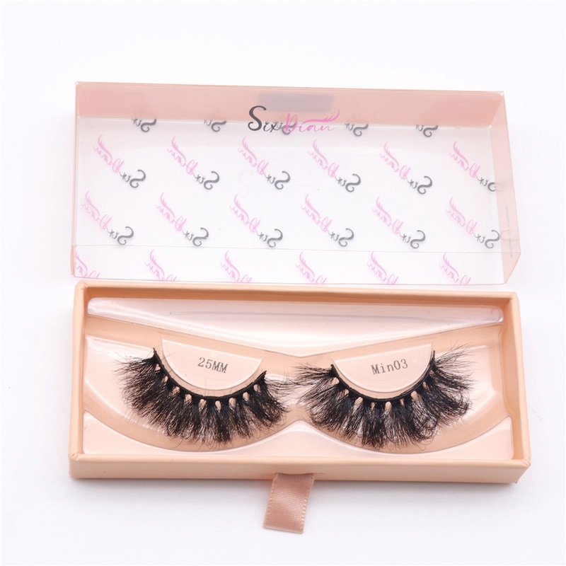 25mm D Curl False Eyelash Extension Faux Mink Lashes Long Dramatic Fluffy Thick Lash Handmade Eye Makeup Pestanas Postizas Rizadas D Falsche Wimpern M