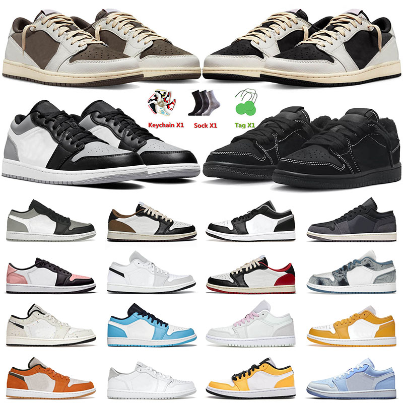 Designer 1 Travis Scotts 1s Low Basketball Shoes Top Jumpman Ts x Reverse Mocha Olive Grey Fog for Men Women Trainers OG Sneakers 36-46, A55 reverse black toe 36-45
Designer 1 Travis Scotts 1s Low Basketball Shoes Top Jumpman Ts x Reverse Mocha Olive Grey Fog for Men Women Trainers OG Sneakers 36-46, A55 reverse black toe 36-45