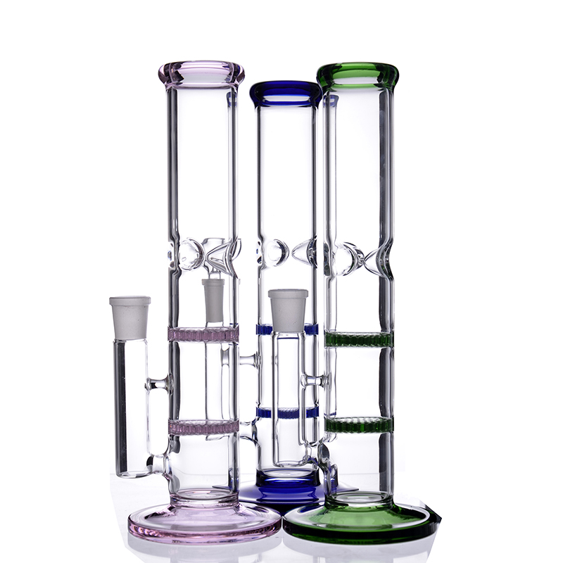 Hookah Manufacturer Double Honeycomb Glass Bong Disk Percolator Water Bongs 4mm Thick Small Dab Rig
Hookah Manufacturer Double Honeycomb Glass Bong Disk Percolator Water Bongs 4mm Thick Small Dab Rig