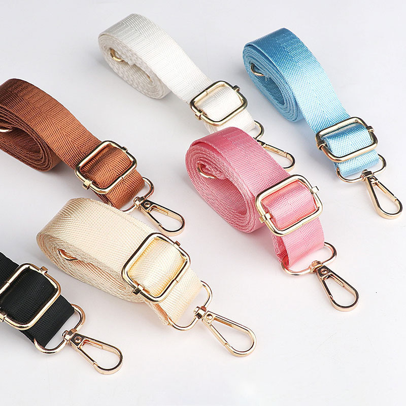 Bag Parts Accessories 1pcs 130cm Long Purse Handle Straps For Shoulder Belts DIY Replacement Strap Nylon Woman 221124